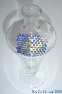 Gyufakocka üvegben (türelemüveg / türelempalack / türelemmunka)